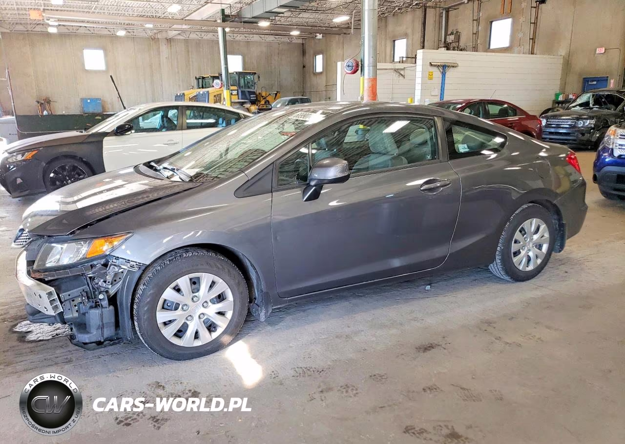 2012 Honda Civic Lx VIN:2HGFG3B52CH524476 - 1