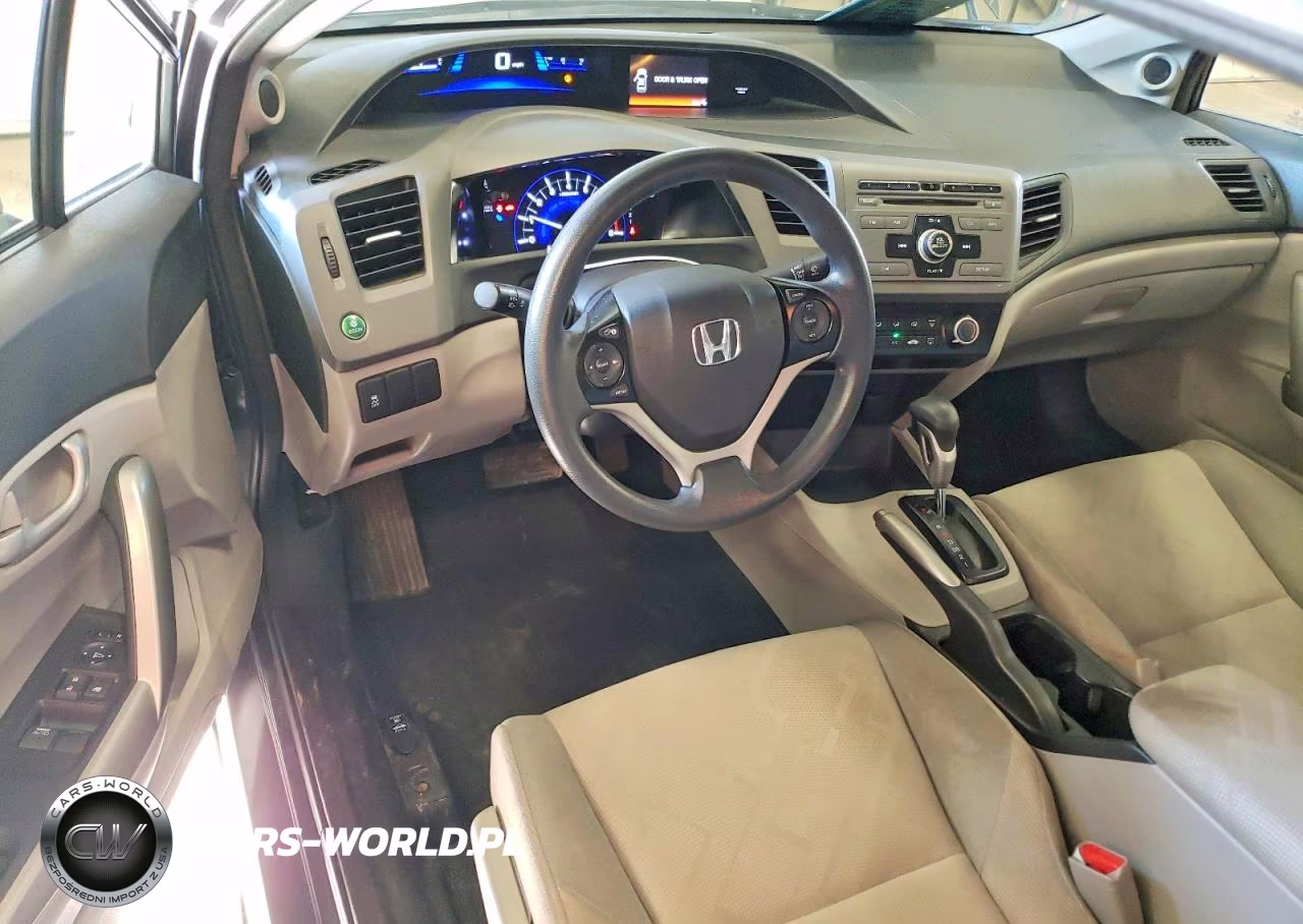 2012 Honda Civic Lx VIN:2HGFG3B52CH524476 - 8