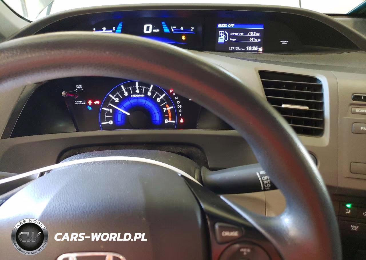 2012 Honda Civic Lx VIN:2HGFG3B52CH524476 - 9