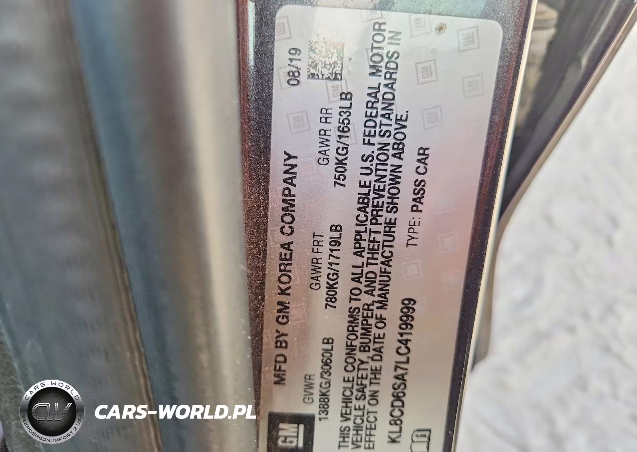 2020 Chevrolet Spark 1Lt VIN:KL8CD6SA7LC419999 - 12