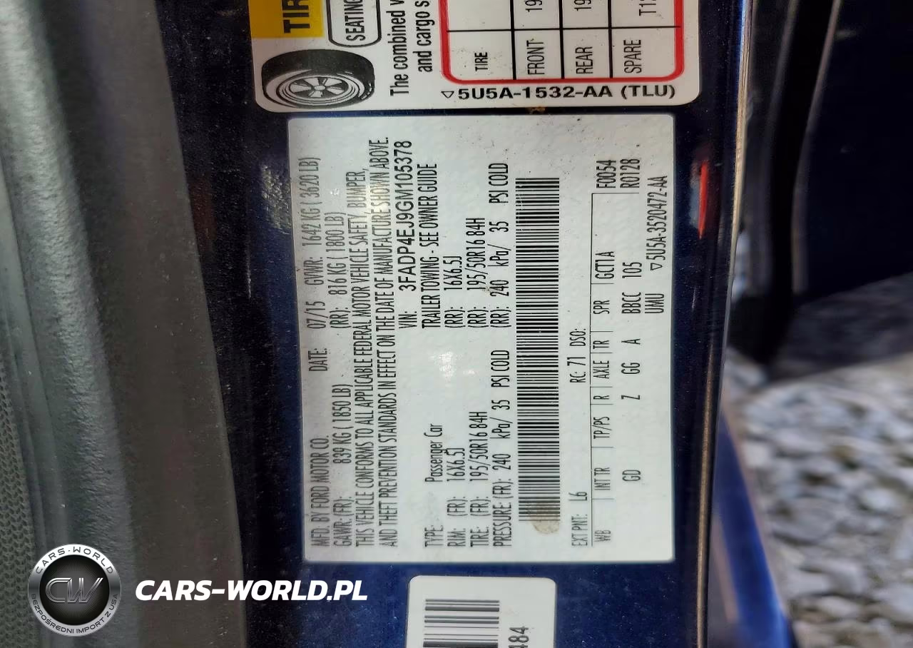 2016 Ford Fiesta Se VIN:3FADP4EJ9GM105378 - 13
