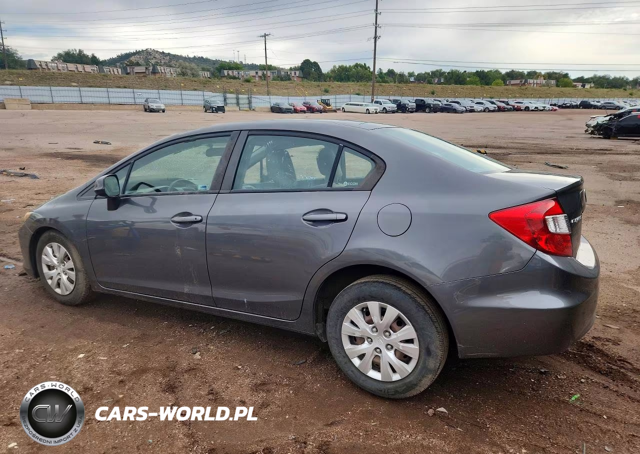 2012 Honda Civic Lx VIN:2HGFB2F58CH583244 - 2