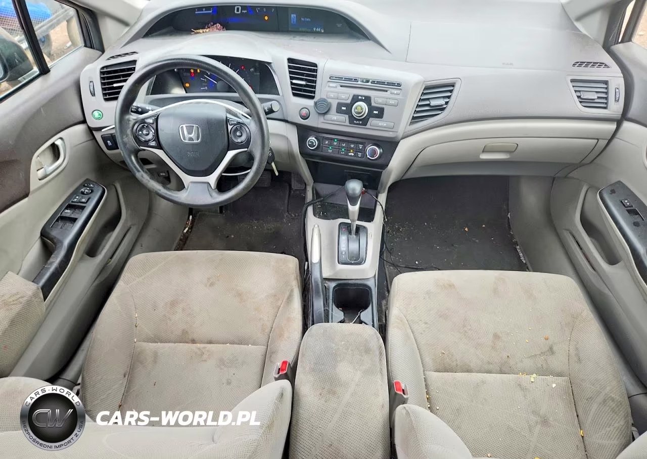 2012 Honda Civic Lx VIN:2HGFB2F58CH583244 - 8