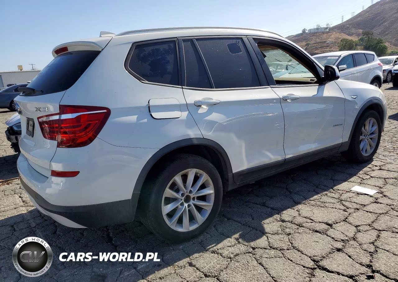 2016 BMW X3 xDrive28D VIN:5UXWY3C53G0N88299 - 3