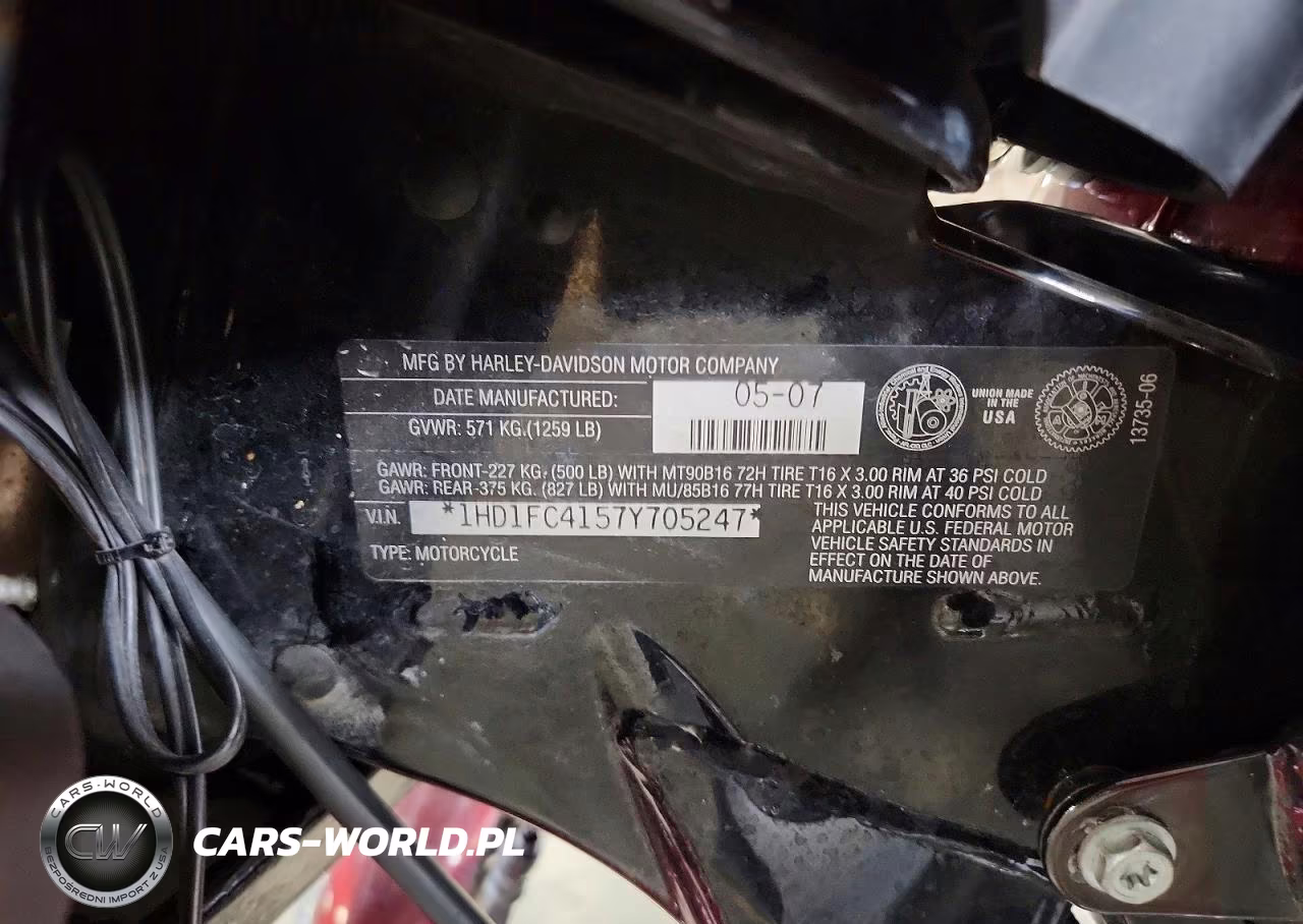 2007 Harley-Davidson Flhtcui VIN:1HD1FC4157Y705247 - 10