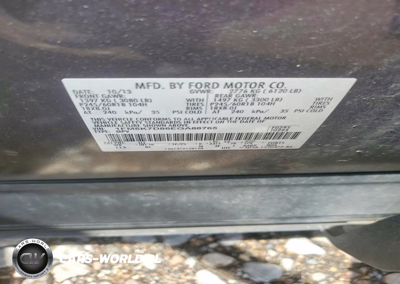 2014 Ford Explorer Xlt VIN:1FM5K7D86EGA88765 - 12