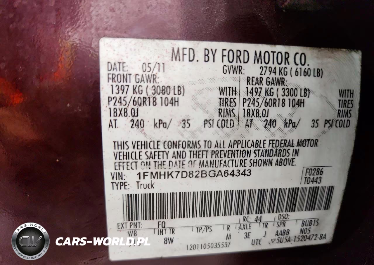 2011 Ford Explorer Xlt VIN:1FMHK7D82BGA64343 - 13