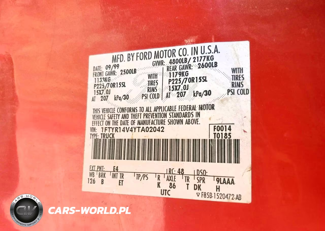2000 Ford Ranger Super Cab VIN:1FTYR14V4YTA02042 - 12