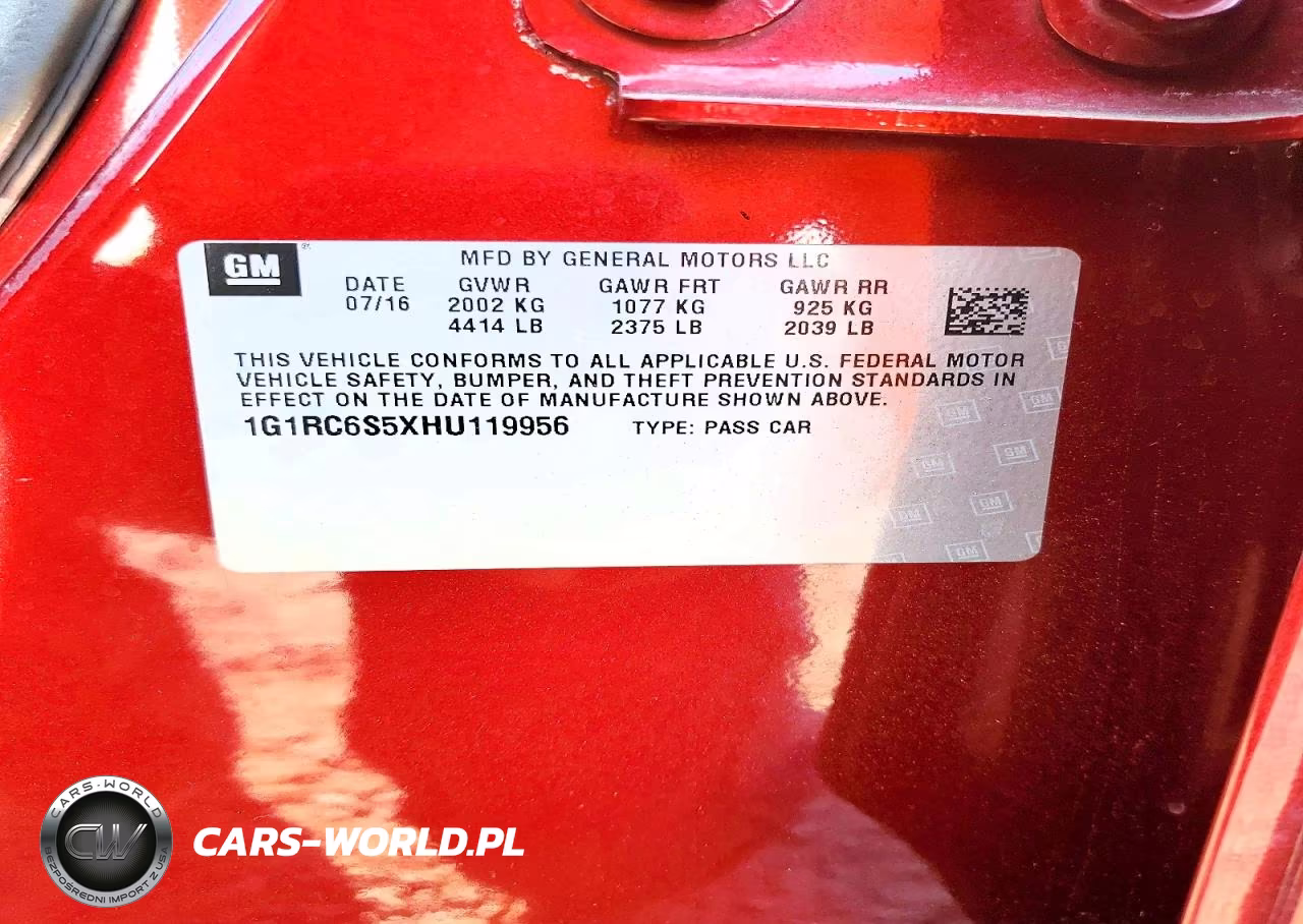 2017 Chevrolet Volt Lt VIN:1G1RC6S5XHU119956 - 12