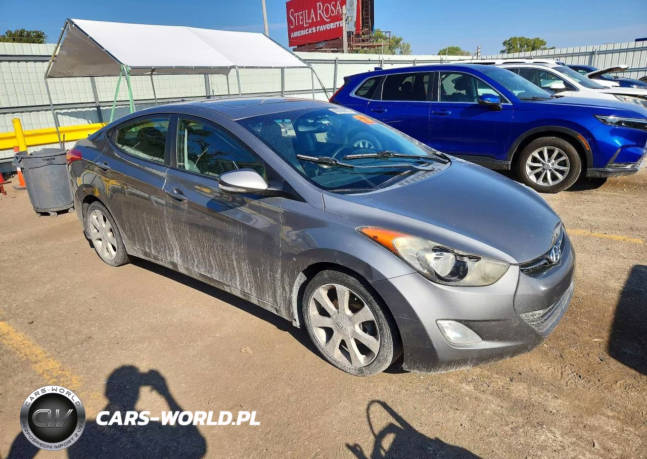 2013 Hyundai Elantra Limited VIN:5NPDH4AE5DH267204 - 4