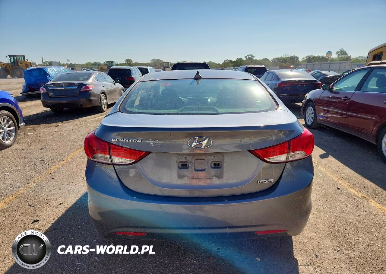 2013 Hyundai Elantra Limited VIN:5NPDH4AE5DH267204 - 6