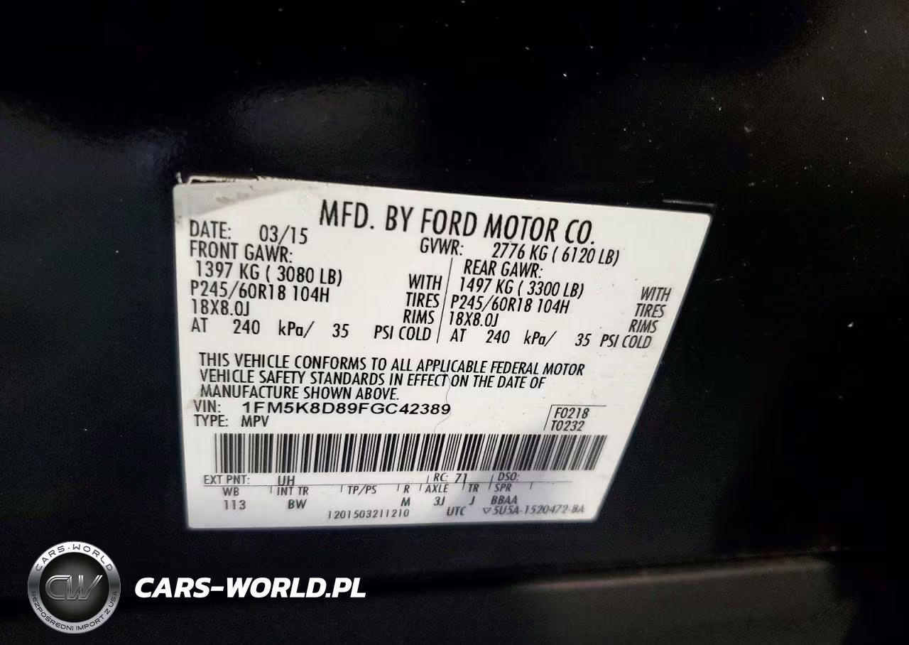 2015 Ford Explorer Xlt VIN:1FM5K8D89FGC42389 - 13