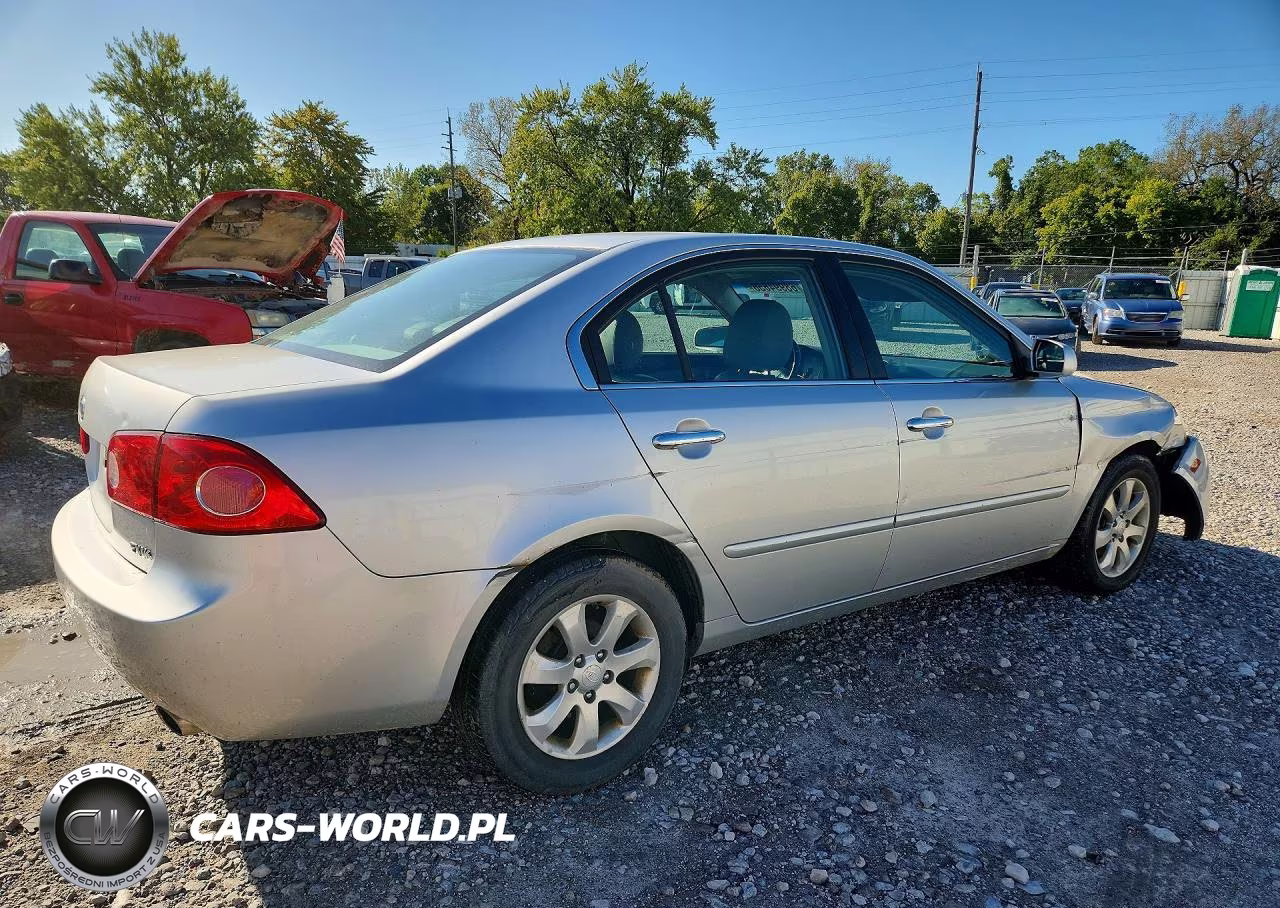 2008 Kia Optima Lx VIN:KNAGE124085227884 - 3