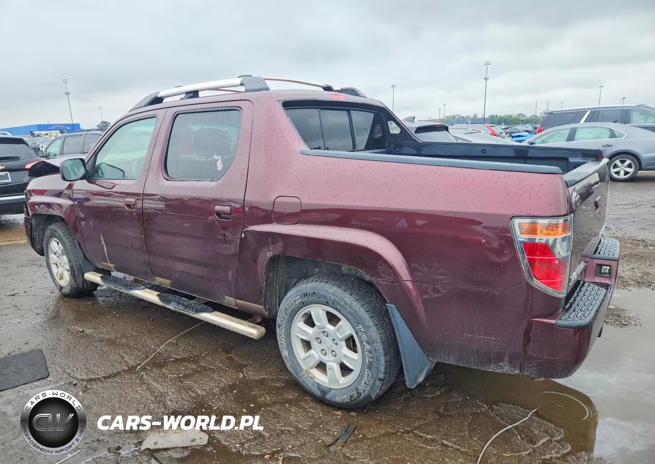 2007 Honda Ridgeline Rtx VIN:2HJYK16307H527672 - 2