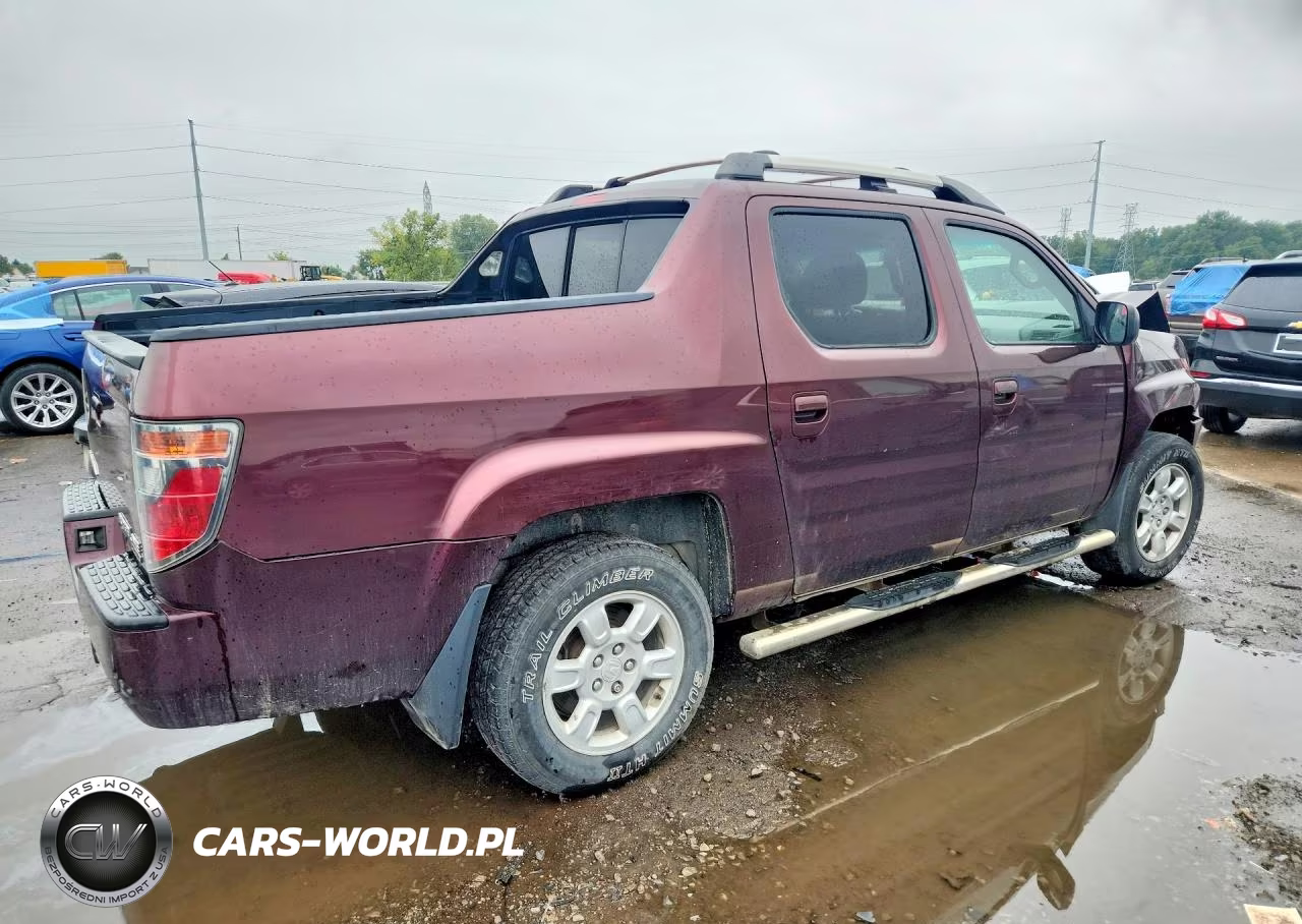 2007 Honda Ridgeline Rtx VIN:2HJYK16307H527672 - 3
