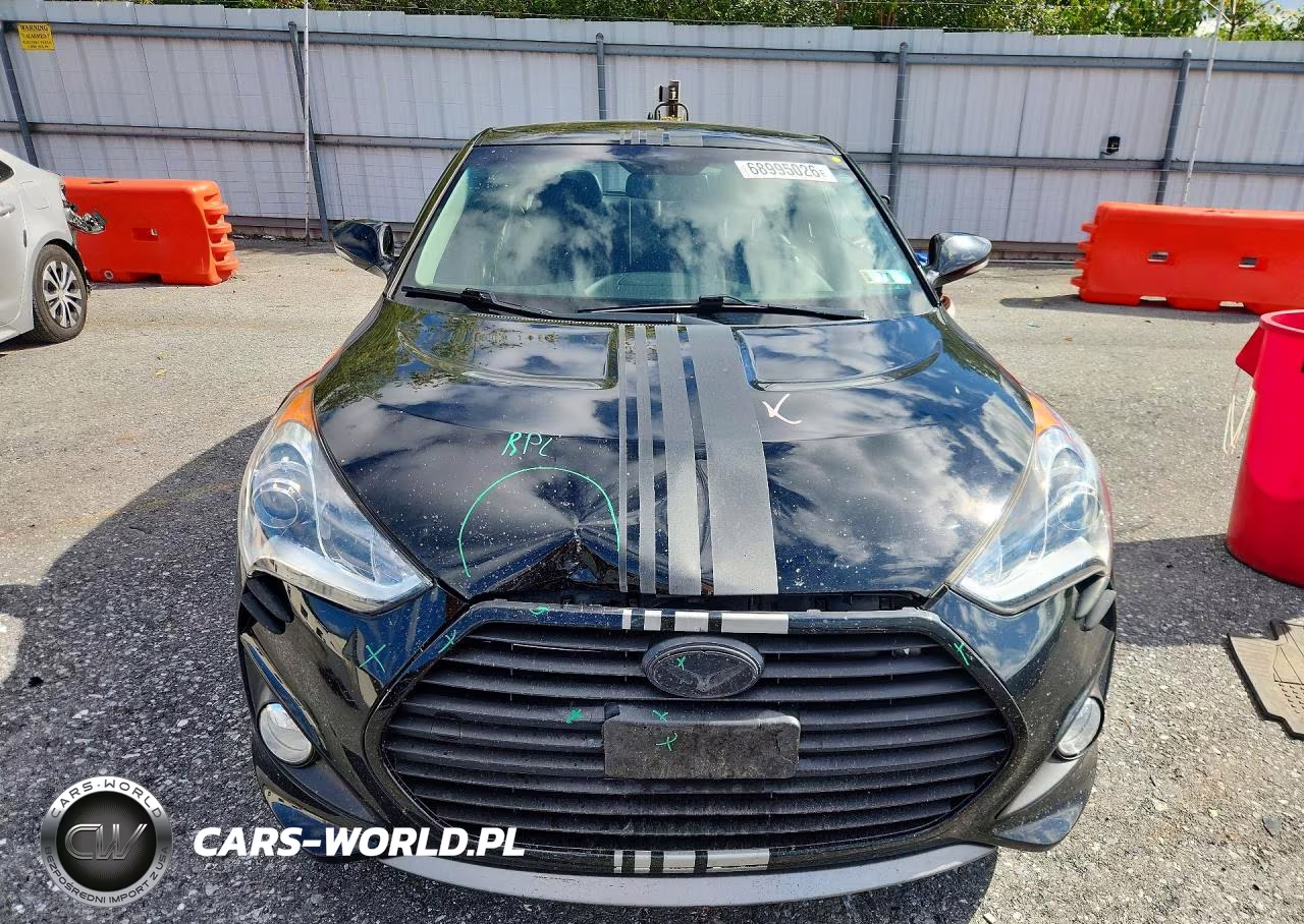 2013 Hyundai Veloster Turbo VIN:KMHTC6AE8DU125467 - 5