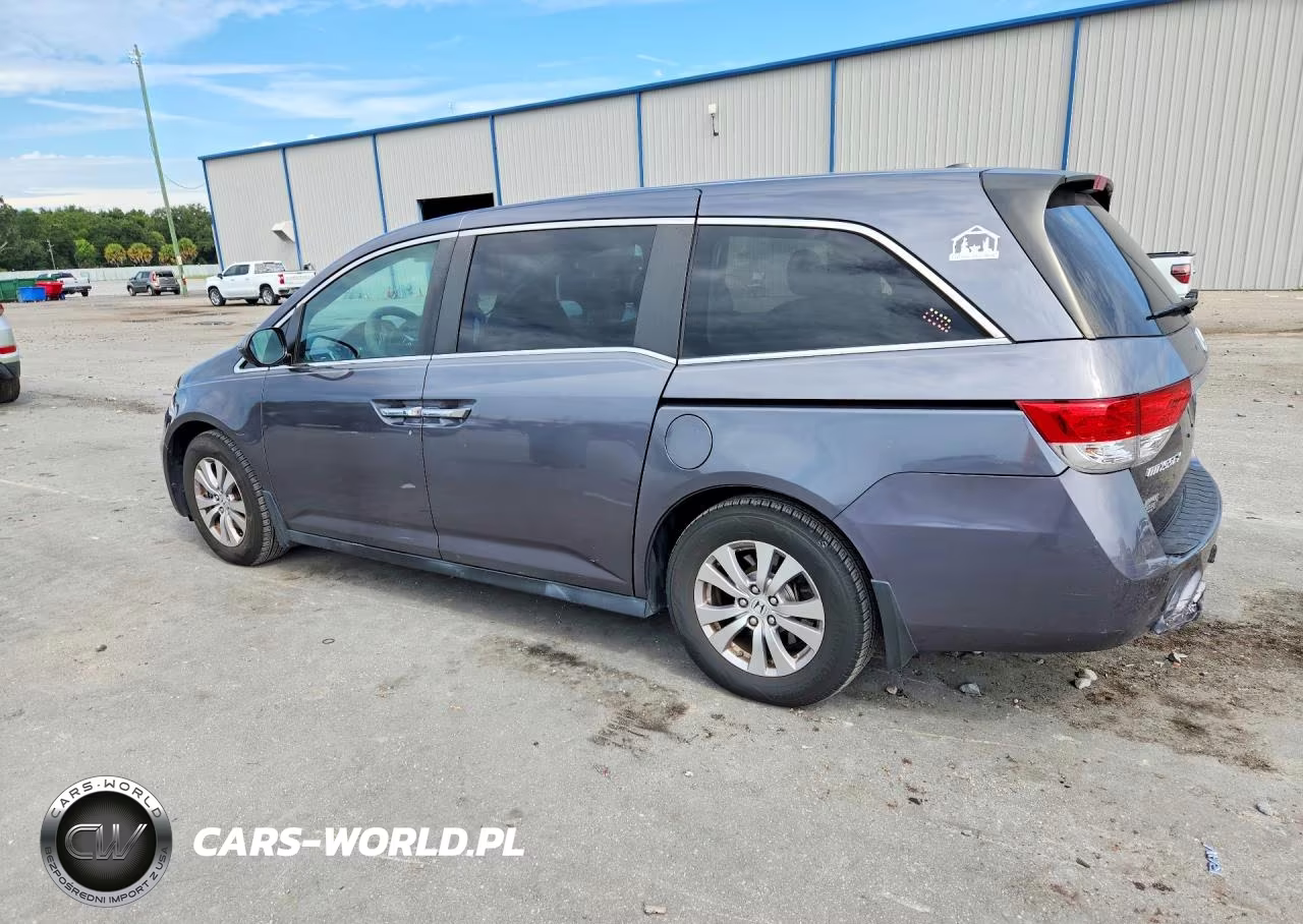 2016 Honda Odyssey Exl VIN:5FNRL5H65GB039053 - 2