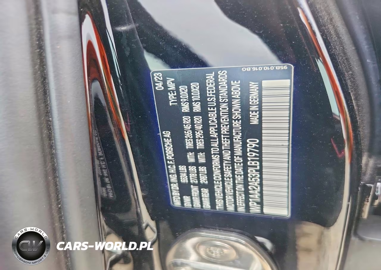 2023 Porsche Macan Base VIN:WP1AA2A53PLB19790 - 13