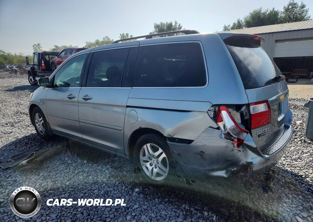 2007 Honda Odyssey Exl VIN:5FNRL38707B133578 - 2