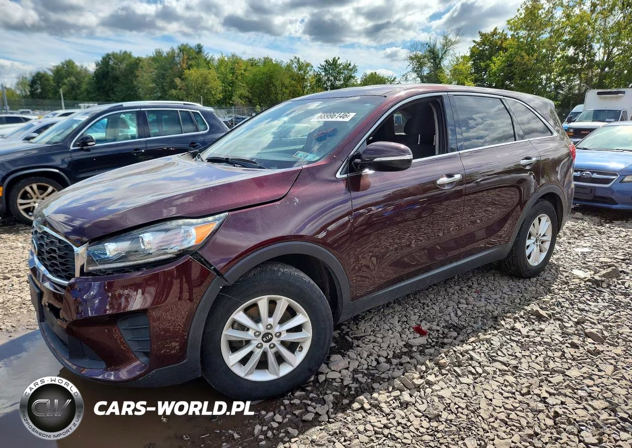2019 Kia Sorento Lx V6 VIN:5XYPG4A59KG484095 - 1