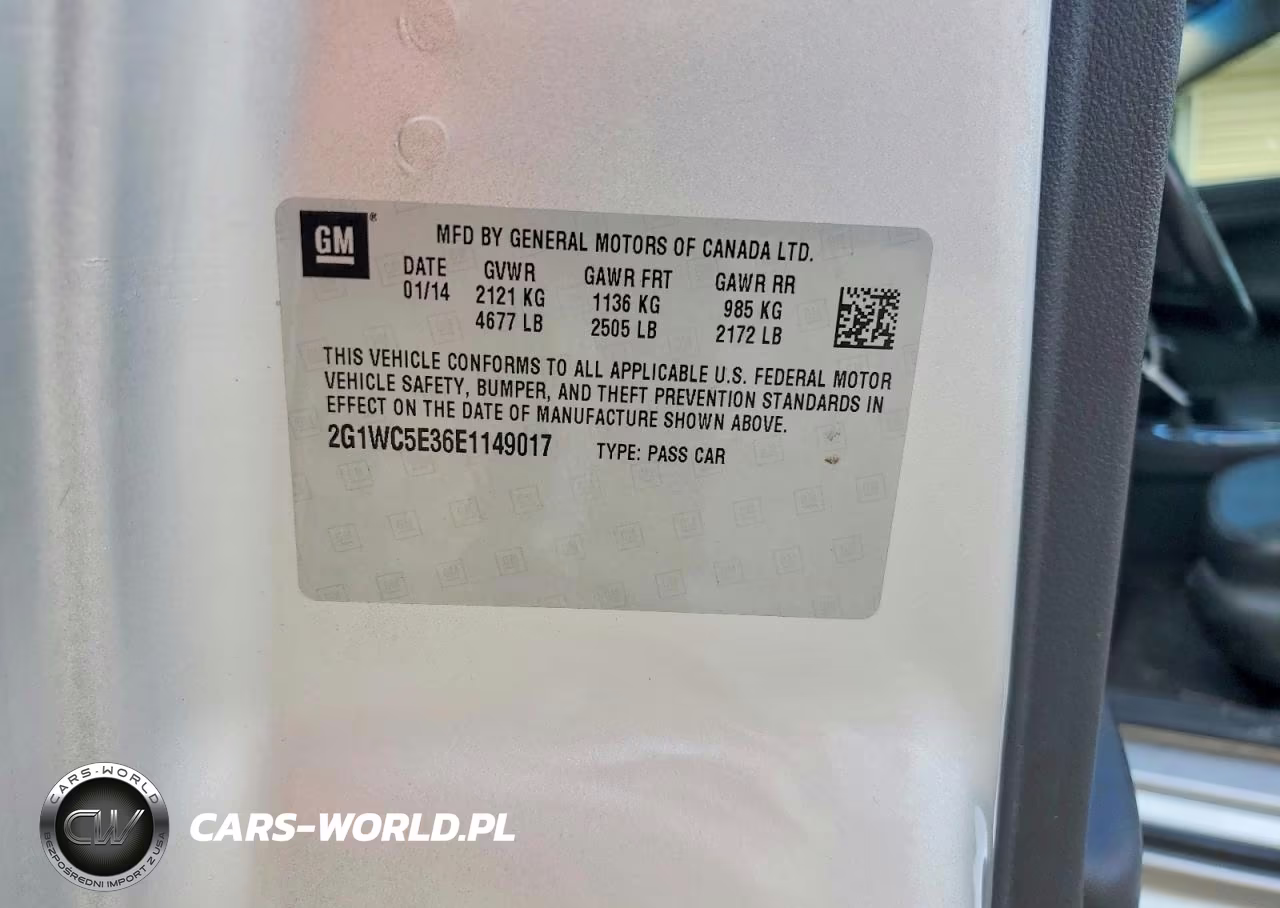 2014 Chevrolet Impala Limited Ltz VIN:2G1WC5E36E1149017 - 12