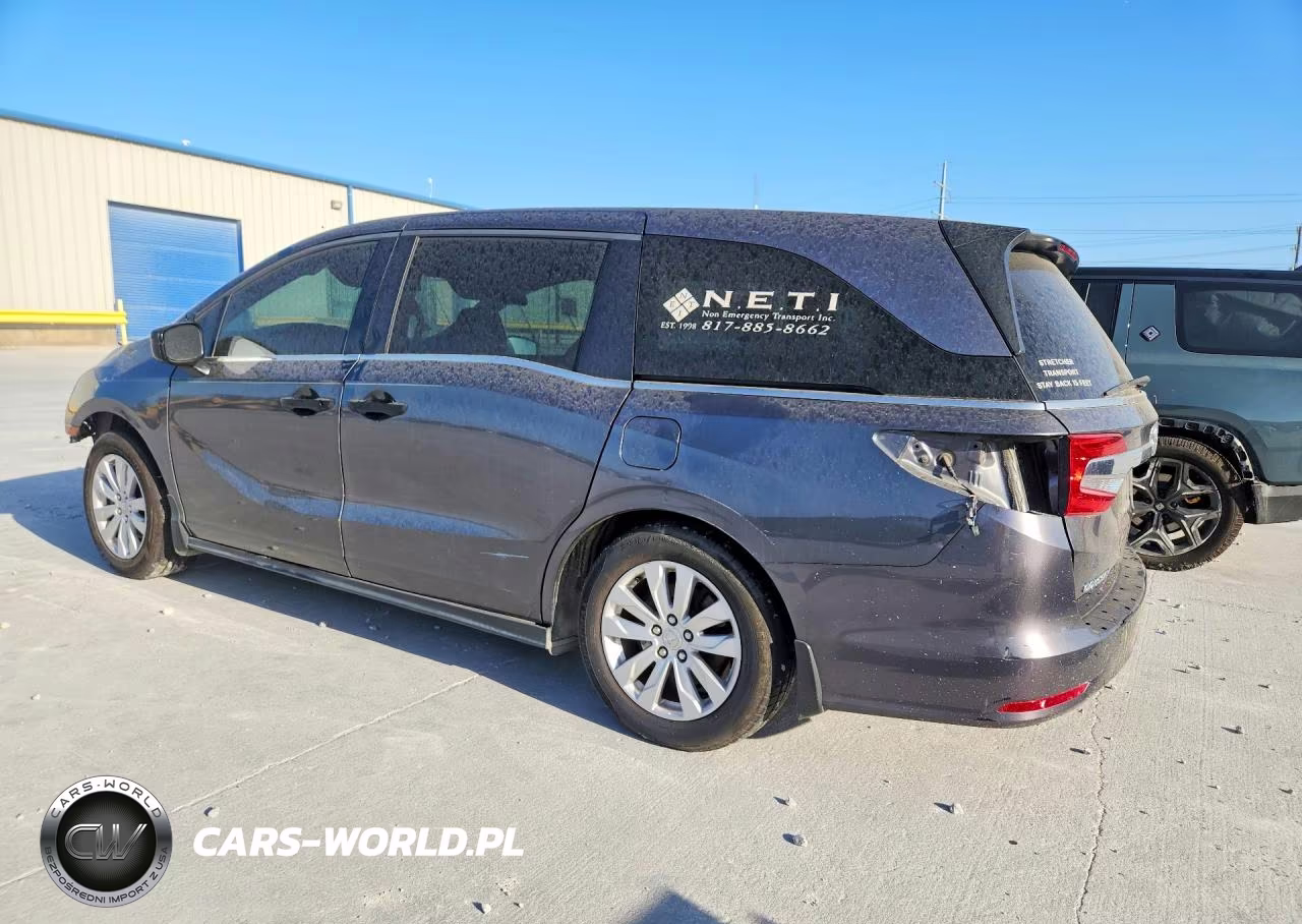 2018 Honda Odyssey Lx VIN:5FNRL6H24JB036106 - 2