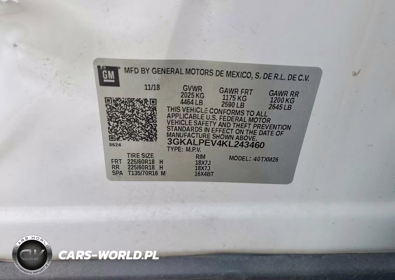 2019 GMC Terrain Slt VIN:3GKALPEV4KL243460 - 12