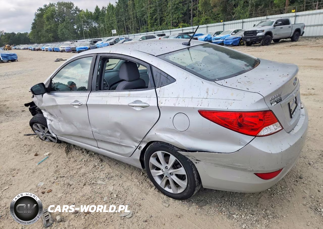 2012 Hyundai Accent Gls VIN:KMHCU4AE9CU103963 - 2