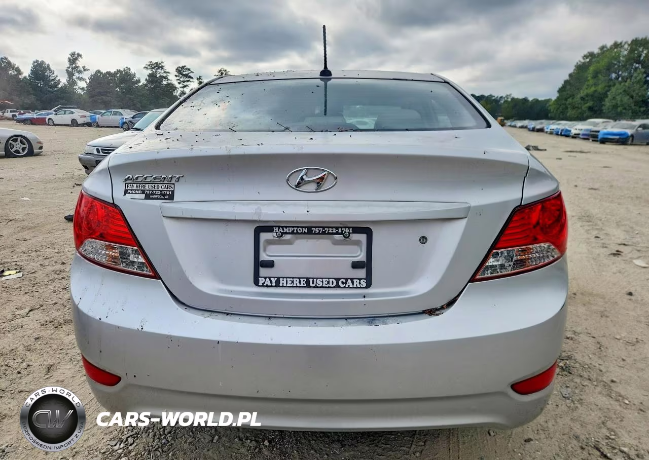 2012 Hyundai Accent Gls VIN:KMHCU4AE9CU103963 - 6