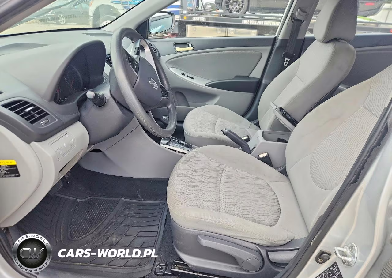 2012 Hyundai Accent Gls VIN:KMHCU4AE9CU103963 - 7