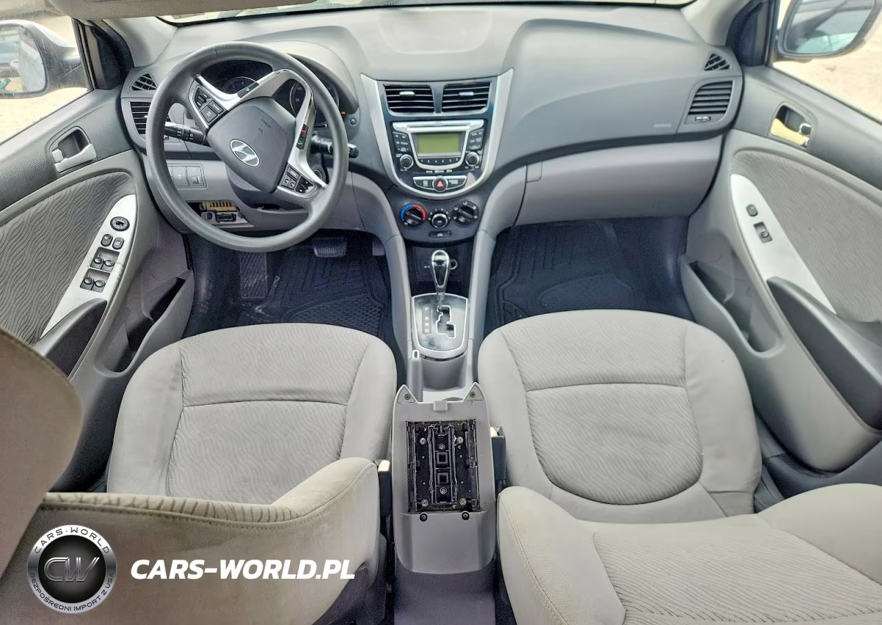 2012 Hyundai Accent Gls VIN:KMHCU4AE9CU103963 - 8