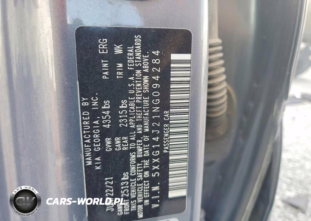 2022 Kia K5 Lxs VIN:5XXG14J21NG094284 - 13