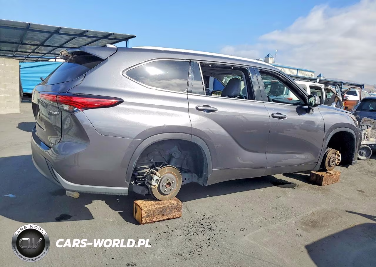 2022 Toyota Highlander Hybrid Xle VIN:5TDGARAH7NS515408 - 3