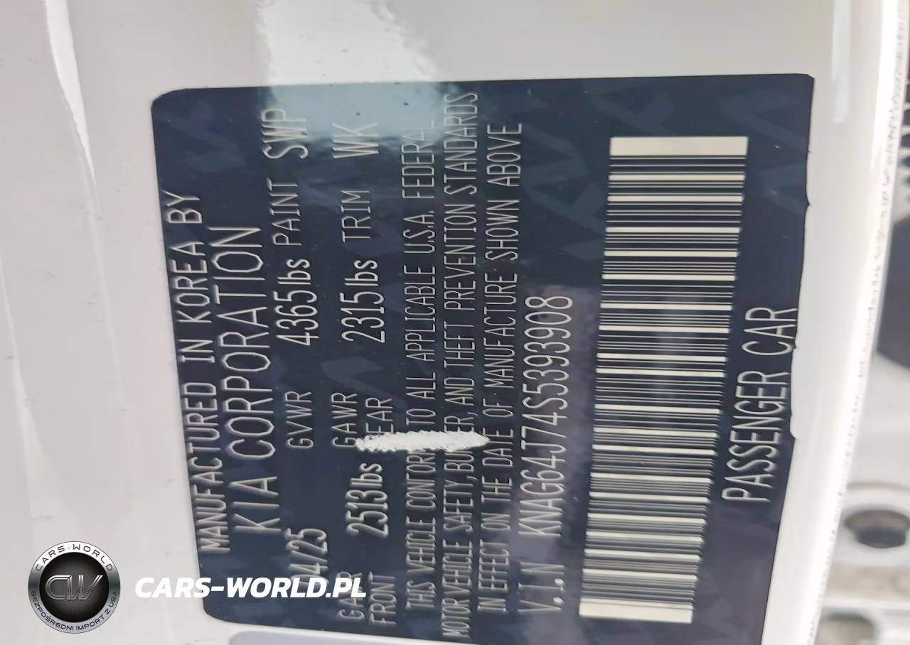 2025 Kia K5 Gt Line VIN:KNAG64J74S5393908 - 12