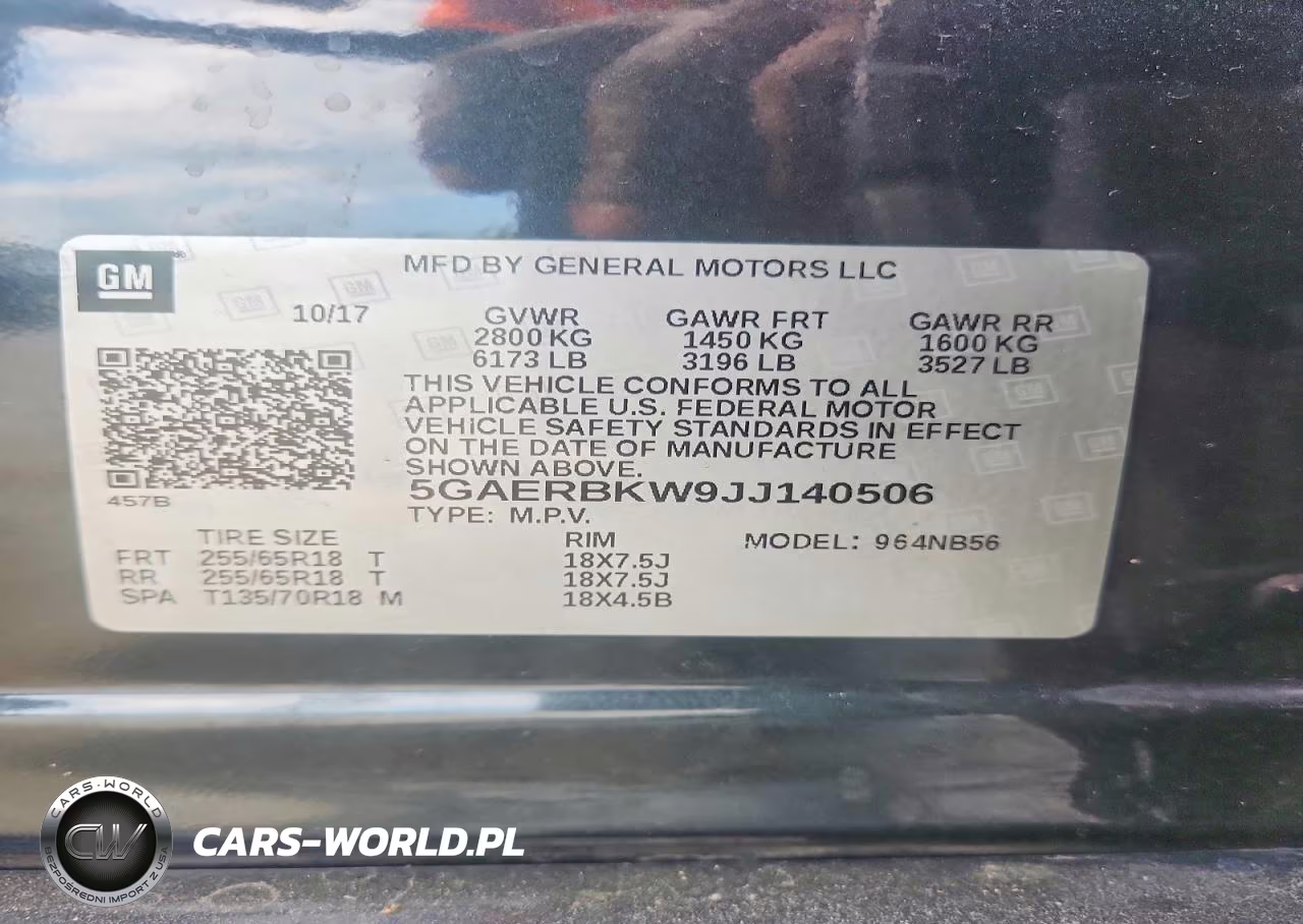 2018 Buick Enclave Essence VIN:5GAERBKW9JJ140506 - 13