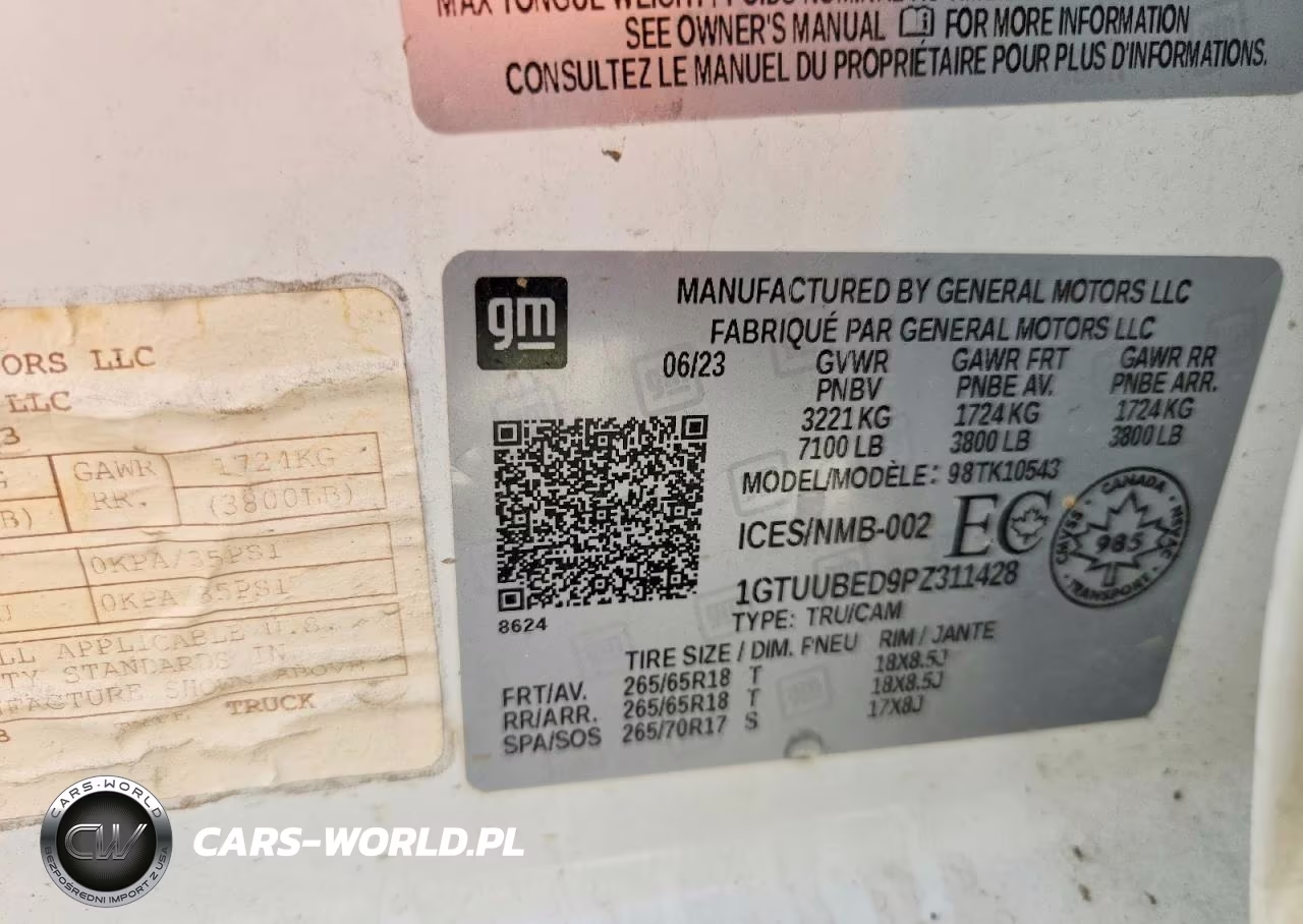 2023 GMC Sierra K1500 Sle VIN:1GTUUBED9PZ311428 - 13