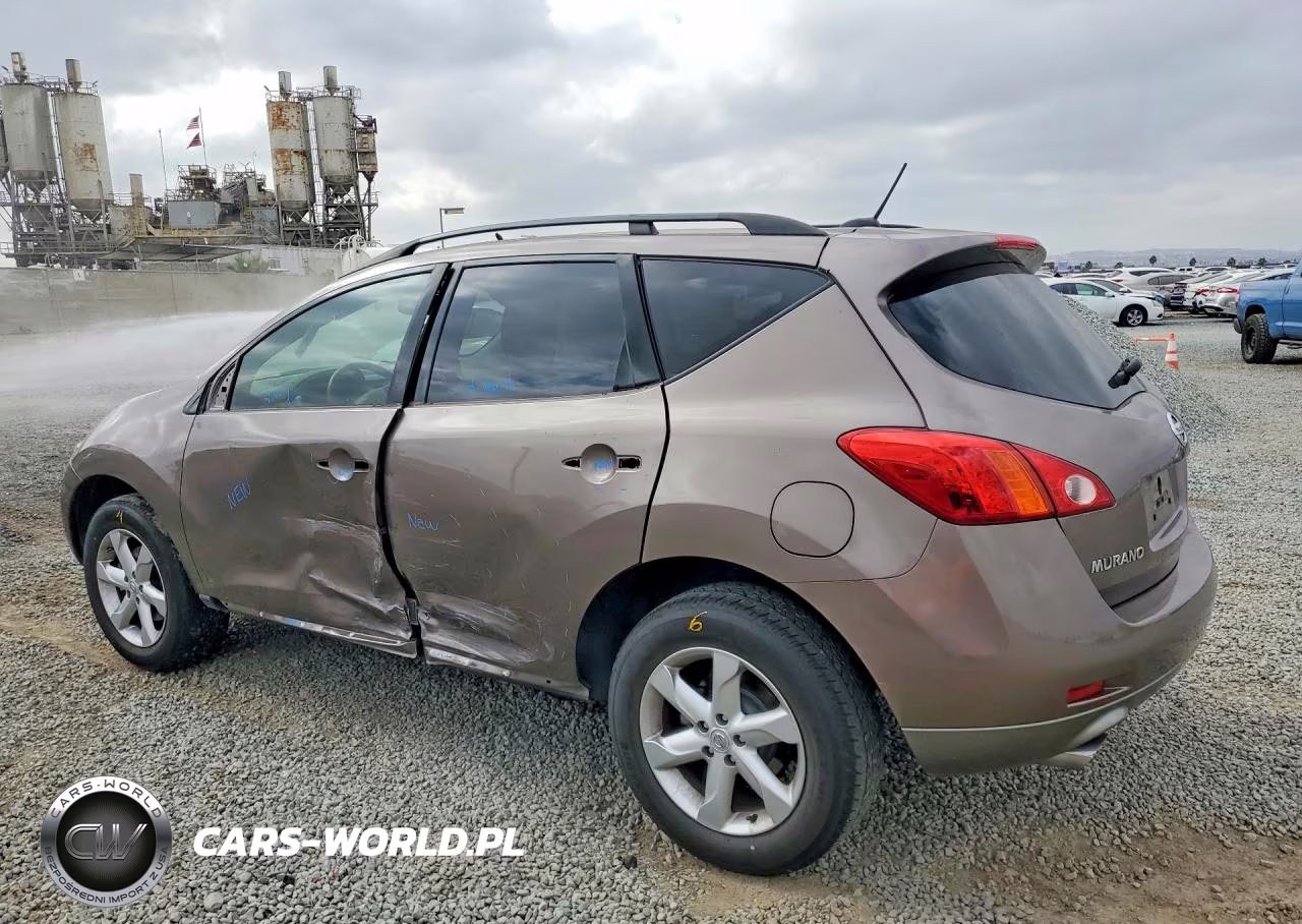 2009 Nissan Murano S VIN:JN8AZ18U19W003902 - 2