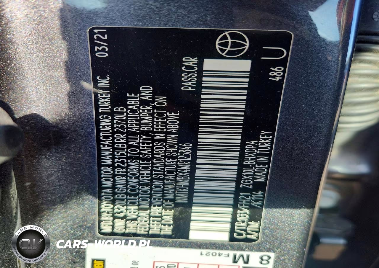 2021 Toyota C-Hr Le VIN:NMTKHMBX4MR125846 - 14