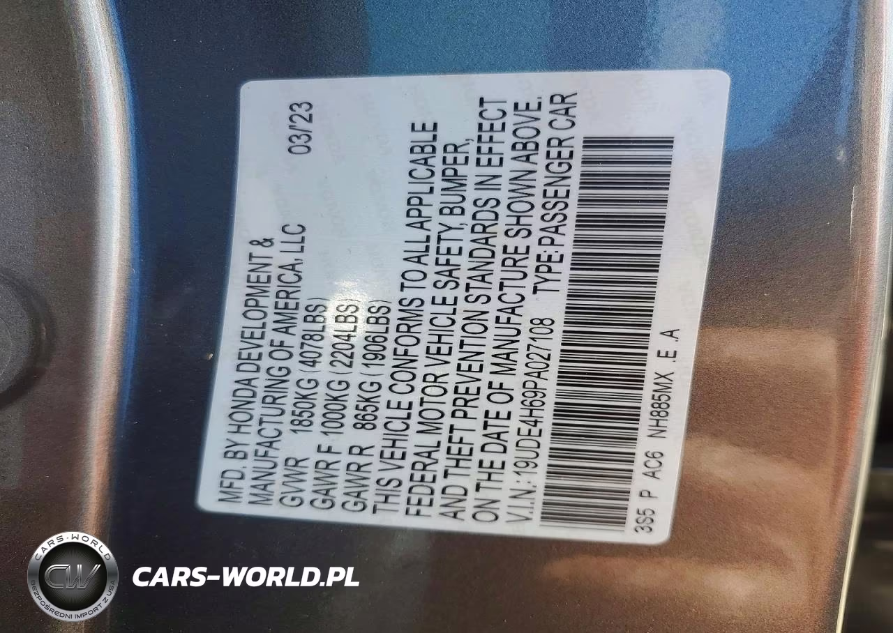 2023 Acura Integra A-Spec Tech VIN:19UDE4H69PA027108 - 12