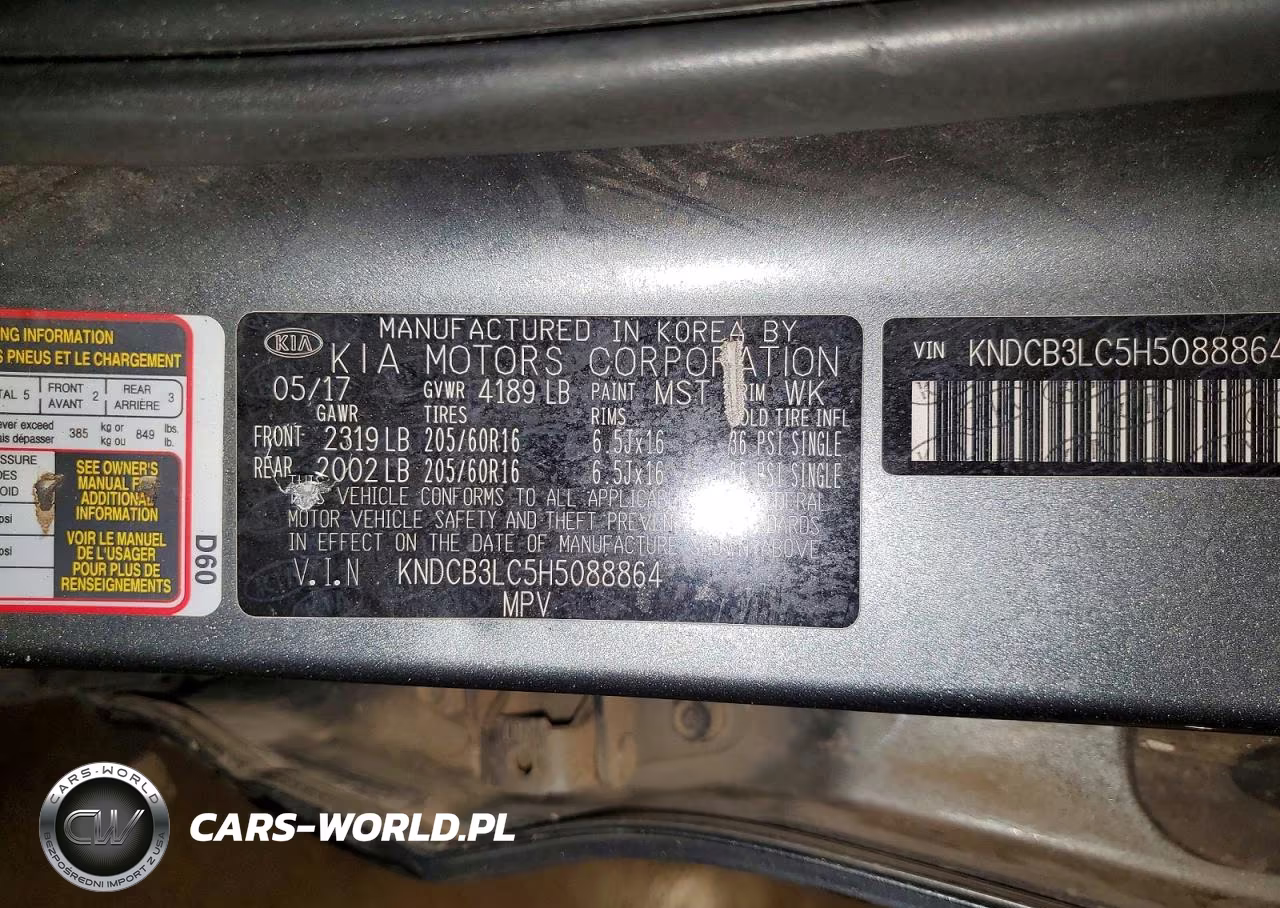 2017 Kia Niro Lx VIN:KNDCB3LC5H5088864 - 13