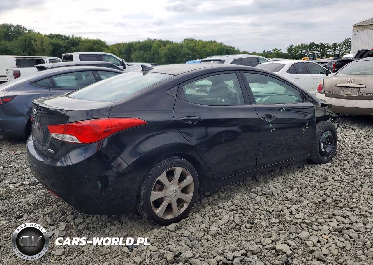 2012 Hyundai Elantra Limited VIN:KMHDH4AE6CU187099 - 3
