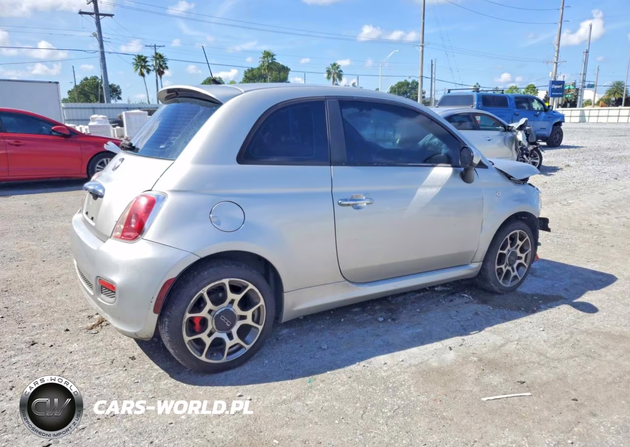 2013 Fiat 500 Sport VIN:3C3CFFBR3DT733876 - 3