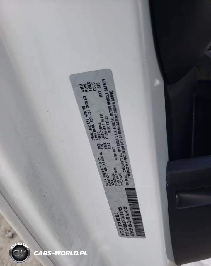 2022 Ram Promaster 2500 2500 High VIN:3C6LRVCG7NE100725 - 14