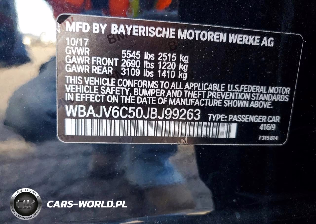 2018 BMW 640 Xigt VIN:WBAJV6C50JBJ99263 - 12