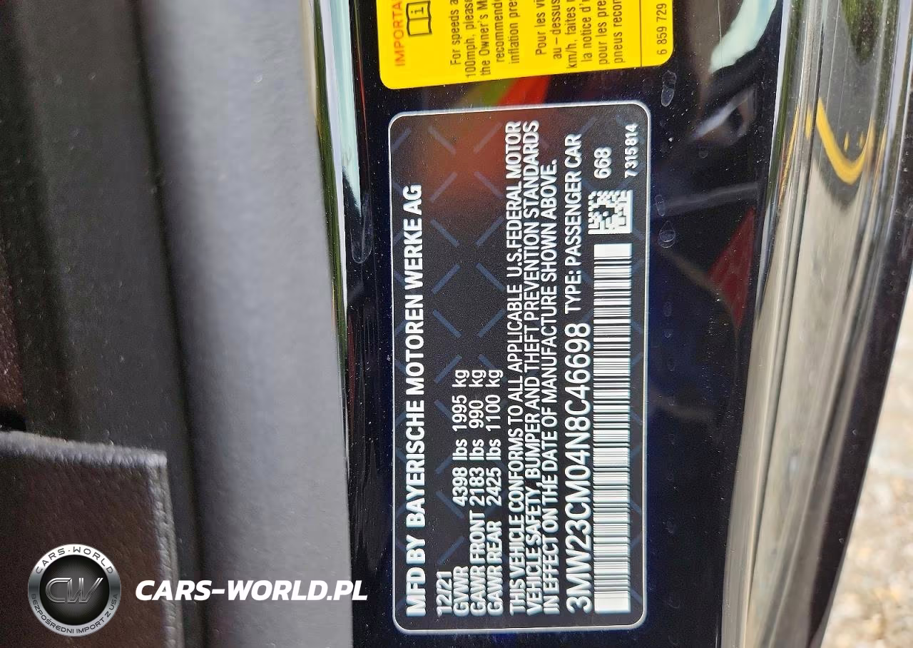 2022 BMW 230I VIN:3MW23CM04N8C46698 - 12