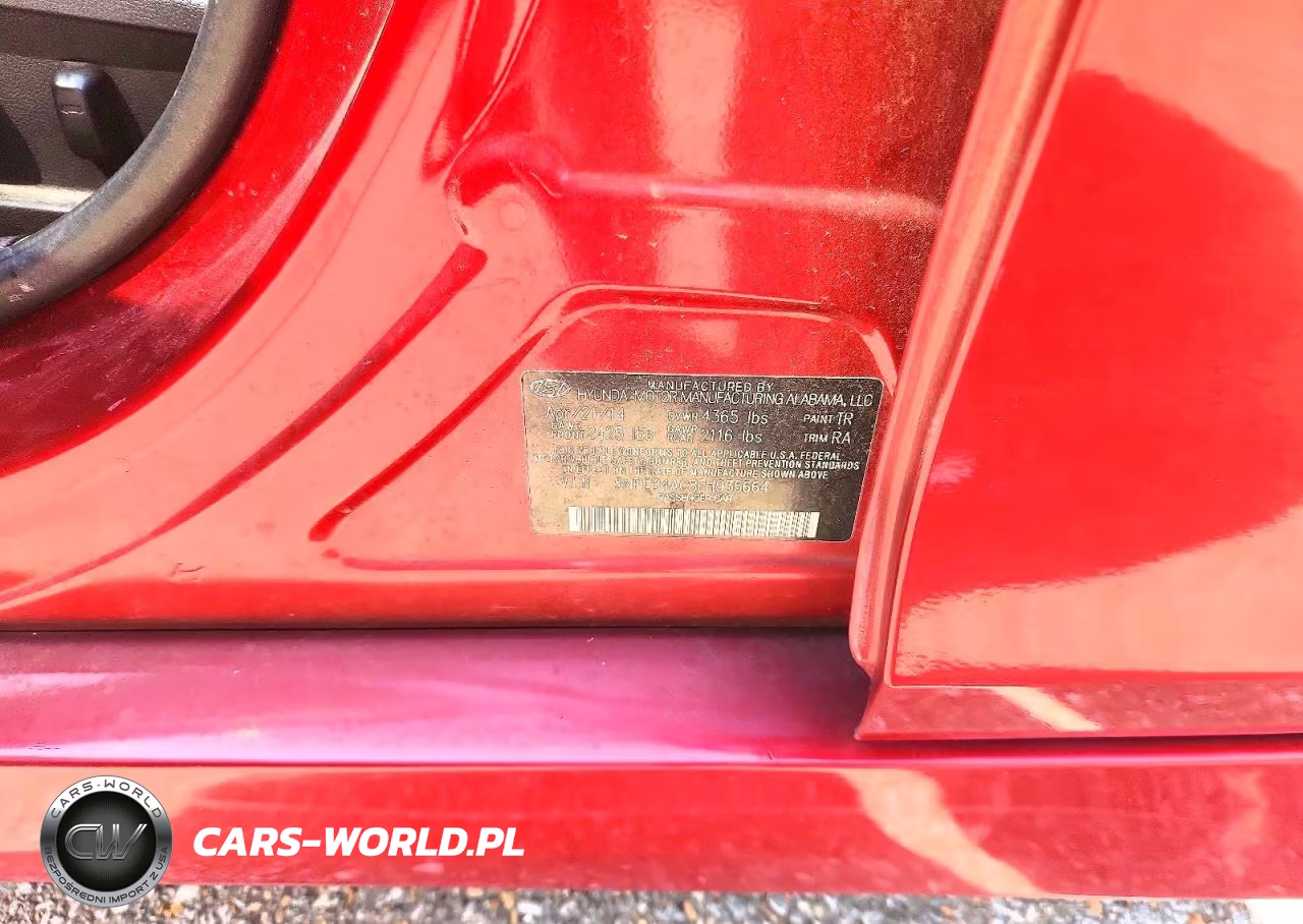 2014 Hyundai Sonata Gls VIN:5NPEB4AC8EH935664 - 13