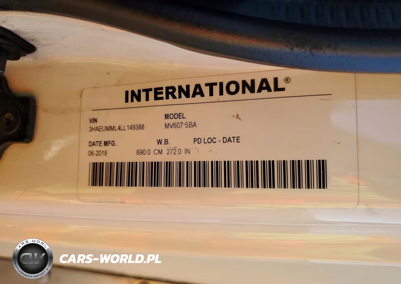 2020 International Mv607 Box Truck VIN:3HAEUMML4LL149388 - 13