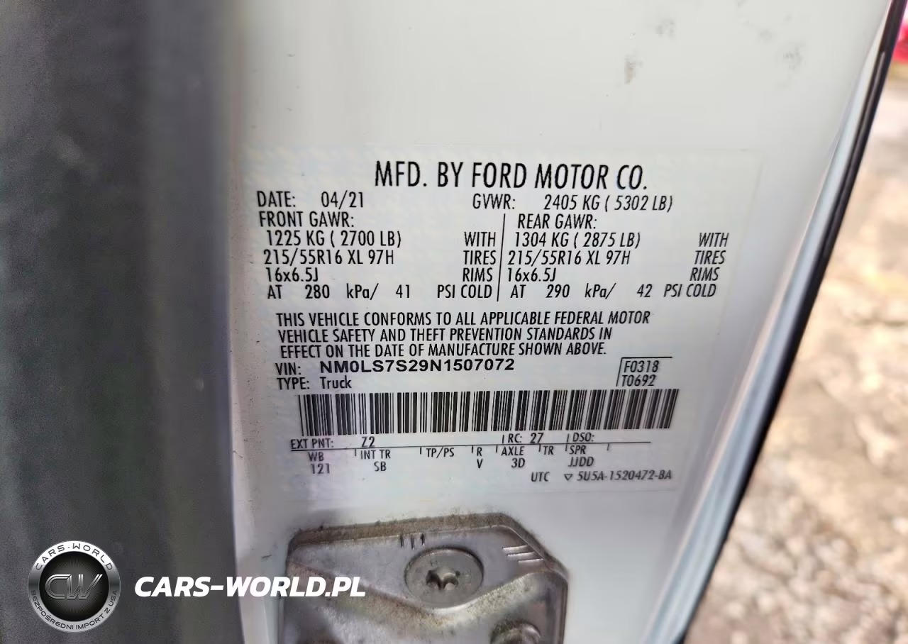 2022 Ford Transit Connect Xl VIN:NM0LS7S29N1507072 - 13