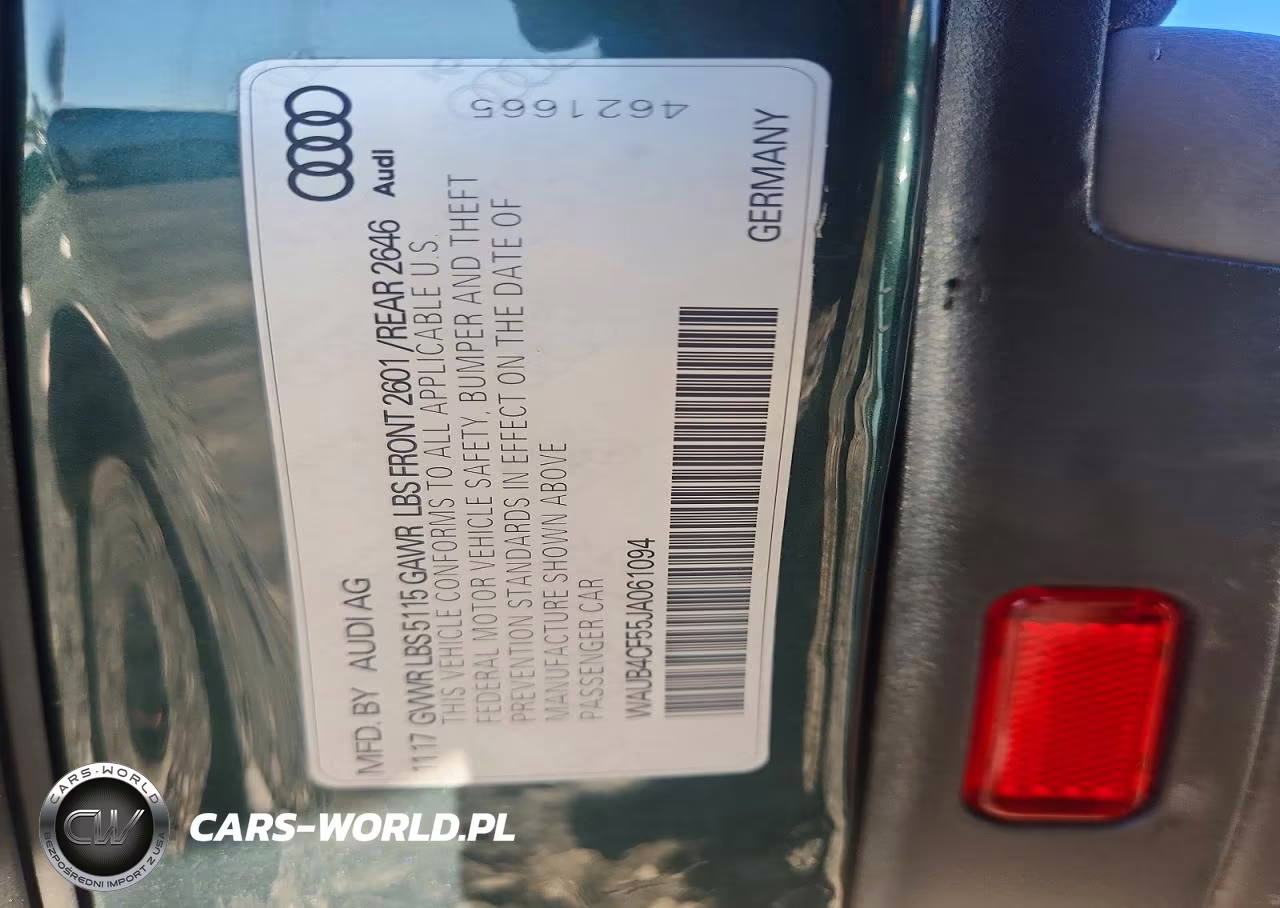 2018 Audi S5 Premium Plus VIN:WAUB4CF55JA061094 - 12