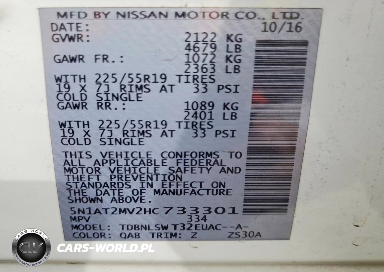 2017 Nissan Rogue S VIN:5N1AT2MV2HC733301 - 13